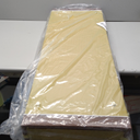 Electric guitar hardshell case leather case bag with internal guitar bag soft layer with locking latch waterproof (Yellow)