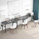 Need Home Office Desk 47 inch - No Assembly Folding Computer Table with BIFMA Certification,Computer Table Workstation Perfect for Teens/Office/Home