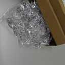 Christmas Tree Decoration Crystal Ornaments - 32pcs Acrylic Christmas Ornaments Snowflake Icicle Drop Crystal Hanging Ornaments for Xmas Tree Winter Holiday Frozen Party Decorations (Clear)