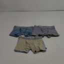 Hanes boys Originals Boxer Briefs, Stretch Cotton Underwear, Assorted, 6-pack (Small, Tan/Blue Oasis/Cargo Olive/Grey - 6 Pack)