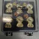 Anchora Original Magic Earring Backs for Droopy Ears | Earrings Lifters for Heavy Earring | Earing Lifter Backs BAX | Earlobe Secure Clear Miracle (1 Gold 2 Silver)