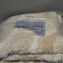 DEXI Bathroom Rug Mat 24x43, Soft and Absorbent Marble Bath Mat, Non Slip Machine Washable Bath Rugs for Shower Floor, Tub, Sink, Beige