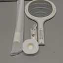 GeckoMan Rotating Head Electric Fly Swatter Racket Rechargeable Bug Zapper Racket Bug Zapper Indoor Fly Zapper Mosquito Zapper Flies Killer for Indoors, with a Telescopic Extension