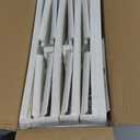 4 Tier Plastic Storage Bins with Lid 23QT, Stackable Storage Containers with Wheels, Folding Storage Boxes, Collapsible Storage Bins, Closet Organizers and Storage for Living Room,Office,Dorm (White)