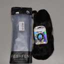 FESHFEN Claw Clip Ponytail Extensions - Long Pony Tail Hair Piece Wavy Curly Synthetic Hairpieces for Women, Natural Black 26 inch