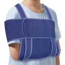 Velpeau Arm Sling for Sleep, Shoulder Immobilizer for Children, Boys, Girls - Very Soft Sling for Rotator Cuff Tear, Fractured, Dislocation, Broken, Postoperative, Fits Left & Right (S: Bust 25-31.5)