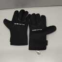 XUKER Water Gloves, 3mm & 5mm Neoprene Five Finger Warm Wetsuit Winter Gloves for Scuba Diving Snorkeling Surfing (Black, L)