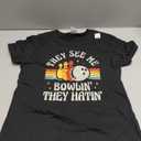 Funny Bowling They See Me Bowlin' They Hatin' Retro Bowler T-Shirt Small