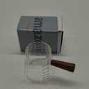 Espresso Cups With Wood Handle 6oz, Espresso Accessories, Milk Frothing Pitcher, Glass Measuring Cup, Shot Glass