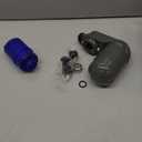 PUR Plus Vertical Faucet-Mount Water Filtration System, Lead-Reducing Filter, Easy Installation, 100-Gallon Capacity, Compatible with External Aerators, Grey