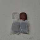 Kigley 4 Pcs Hair Tie Container Small Portable Travel Cotton Swab Holder Flosser Dispenser with Lid Plastic Box Storage Containers for Small Items, 3.94 x 2.76 Inch(Pink, Blue, White, Gray)