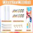 Ycydilirab 2 Pack Landscape Adult Paint by Number Kits on Canvas(with Gifts Box)-Painting by Numbers Landscape,Paint by Number Canvas for Adults Perfect for Gifts Home Wall Decor(40x50cm)