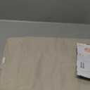 XTMYI Oatmeal Country Curtains for Living Room,Sheer Linen Shabby Chic Curtains for Bedroom 70 Inches Wide 9 Inches Long