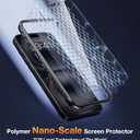 Diaclara Designed for iPhone 16 Case, Full Body Rugged Case with Built-in Touch Sensitive Anti-Scratch Screen Protector, with Camera Protection for iPhone 16 6.1" (Black)