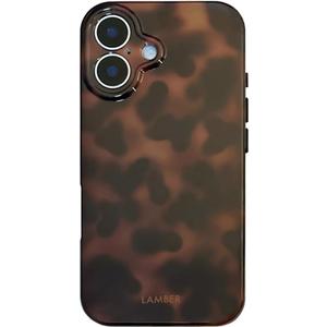 Aesthetic Tortoise Shell Phone Case for iPhone 17 - Cute Leopard | Brown Cheetah Print Slim IMD Protective Cover | Durable Fade-Proof | Girly Gift for Girl Women -Trendy Tortoise