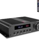 Pyle Wireless Bluetooth Home Audio Amplifier - 100W 5 Channel Home Theater Power Stereo Receiver, Surround Sound w/HDMI, AUX, FM Antenna, Subwoofer Speaker Input, 12V Adapter - PFA540BT.5
