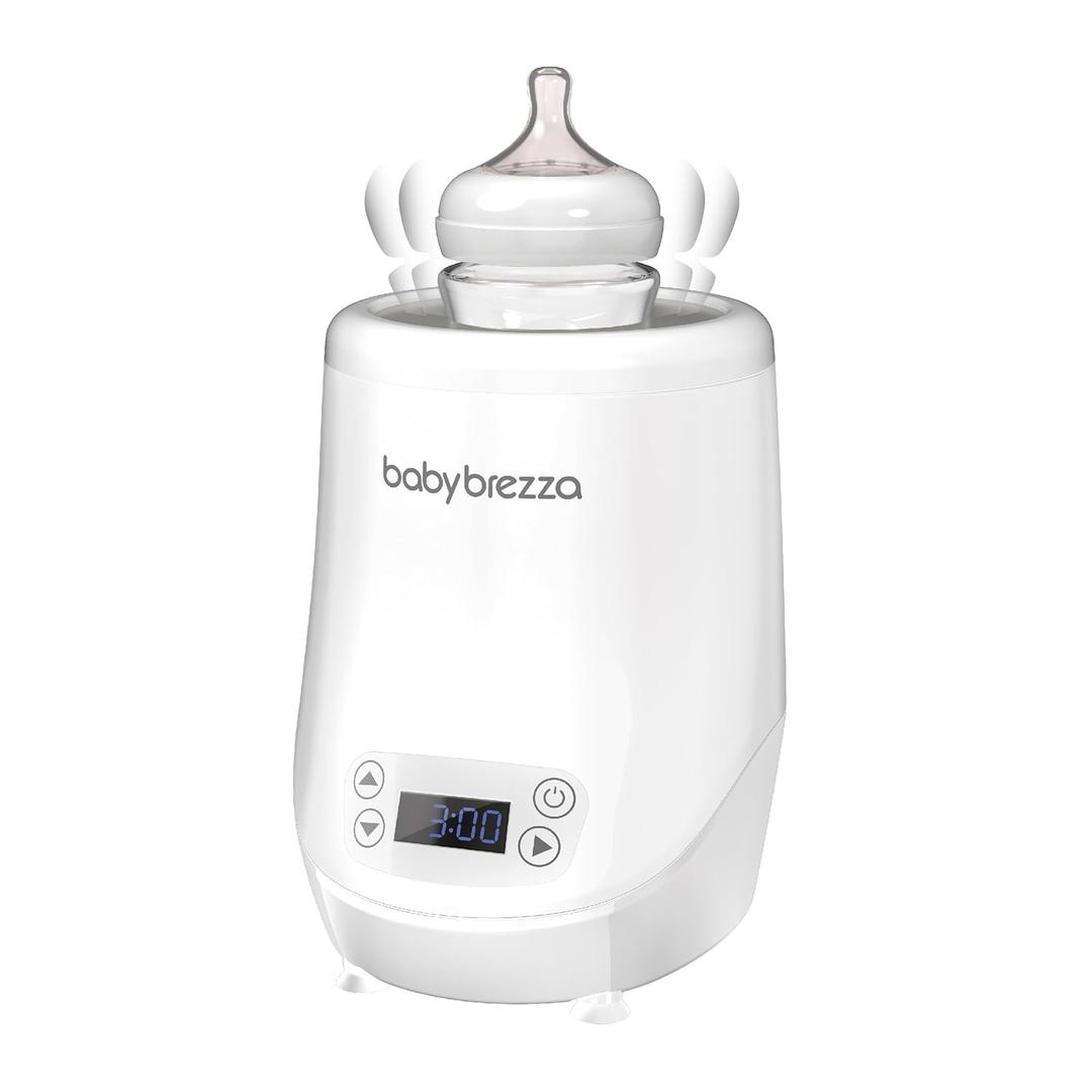 Baby Brezza AirSwirl Waterless Baby Bottle Warmer - Hospital-Grade Safe Warming for Breastmilk + Formula - No Hot Spots, No Water - Works with Nearly All Bottles