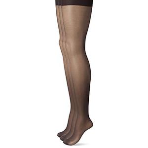 No nonsense Great Shapes All Over Shaping Tights, Slimming Control for Flawless Definition and Confidence, Size A, Midnight Black - 3 Pair Pack
