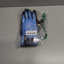 Monster & Master Safety Work Gloves Microfoam Nitrile, Touchscreen with Grip, Ideal for Warehouse, Home, Gardening, Fishing (Medium), Blue