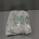 AOGU 48 Inch Sequin Faux Fur Christmas Tree Skirt Decoration for Merry Christmas Party White Plush Gold Sequin Snowflake Xmas Christmas Tree Skirt Decorations