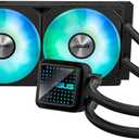 ASUS Prime LC 240 ARGB All-in-one AIO CPU Liquid Cooler AMD: AM5 & AM4 Intel: LGA 1851, 1700, 1200, 115x Specially Designed CPU Contact Area, finned Channels, Infinity Mirror, pre-Installed ARGB Fans
