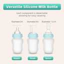 Feeding Cup for Bedridden Seniors Disabled Patients Versatile Elderly Care Silicone Nipple Straw Spoon All-in-One Solution for Anti-Choking Feeding Drinking Nursing Aids (Green(6.1oz))