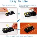 Mouse Traps that Kill Instantly, Reusable Snap Mice Traps for Indoors