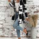 Women Loose Casual Long Sleeved Open Front Breathable Cardigans For Women Trendy, Size XL 