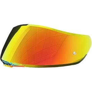 K1 Face Shield Replacement,UV Protective Scratch-resistant helmet Visor compatible with AGV K1, K1S, K3SV, K5, K5S Helmet (Revo Deep Red-day use only) (L)