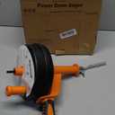 Drain Auger, Clog Remover with Drill Adapter, 25 Feet Flexible Plumbing Snake Use Manually or Powered for Kitchen, Bathroom and Shower Sink, Comes with Gloves (orange)