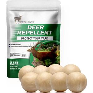 Deer Repellent for Plants, Rabbit Repellent Outdoor, Deer Deterrent for Yard, Bunny Repellent, Deer Away, Keep Rabbits Out of Your Garden, Safe for Family, Pets and Plants, 8 Packs