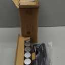 SpaceAid Spice Drawer Organizer with 28 Spice Jars, 386 Spice Labels, 4 Tier Seasoning Rack Tray Insert for Kitchen Drawers, 13" Wide x 17.5" Deep