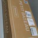 PETIT BATEAU Solid Wood Kids 2 Chairs Set for 2-6 Years Children White