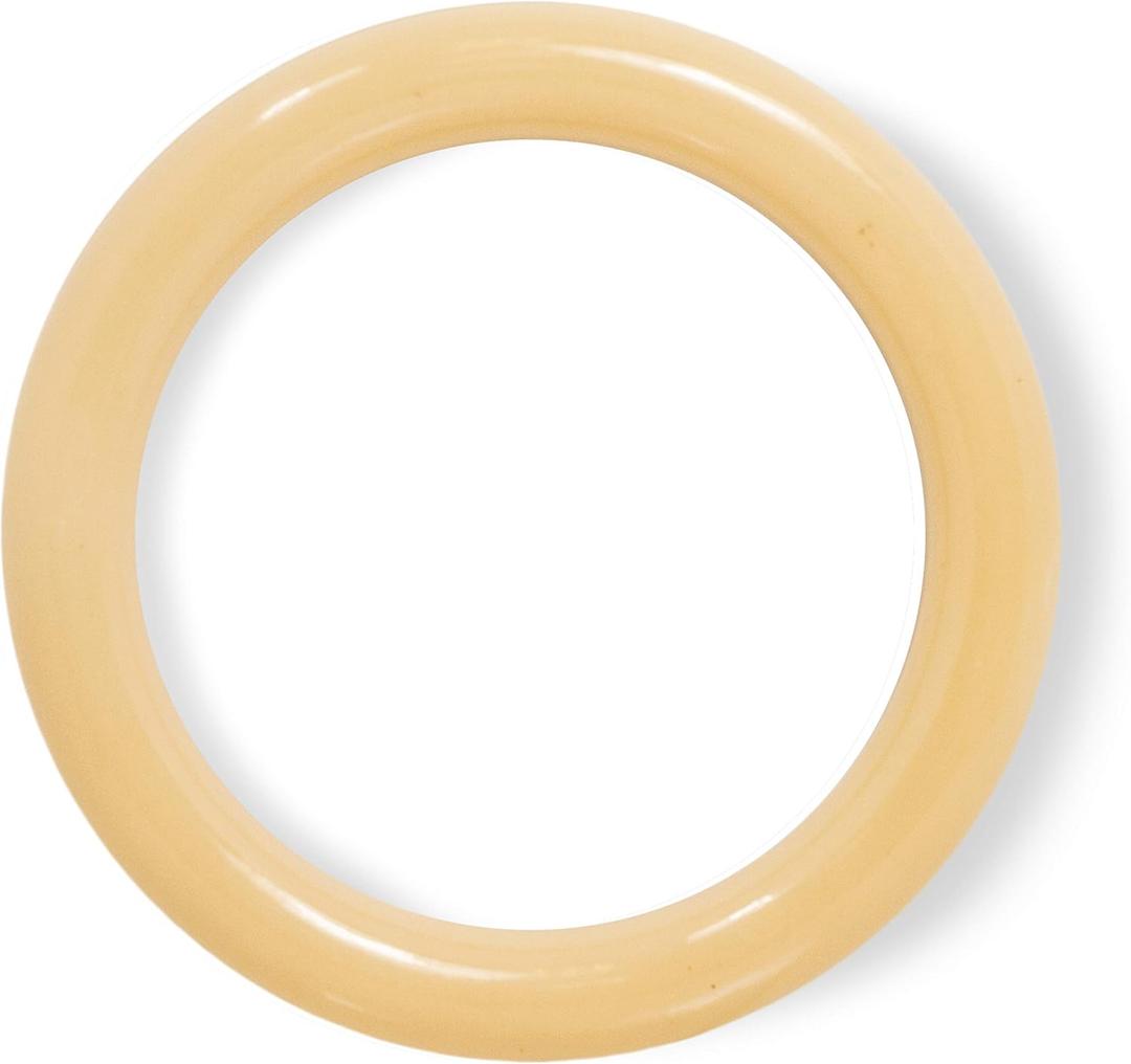 Nylabone Ring Bone Power Chew Toy for Dogs, Dog Toys for Aggressive Chewers, Original Flavor, Large - Up to 50 lbs, 1 Count
