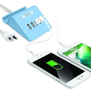 iHome Universal 4 Port USB Charger + Stand NIB Rapid Charge Black