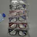 CCVOO 6 Pack Blue Light Blocking Reading Glasses, Anti Headache/Glare/Eye Strain Readers Computer Eyeglasses Women/Men (6 Pack Mix,2.25)