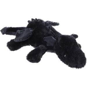 Apricot Lamb Toys Plush Black Lying Dragon Dinosaur Stuffed Animal Soft Cuddly Perfect for Child (Black Dragon, 15 Inches)