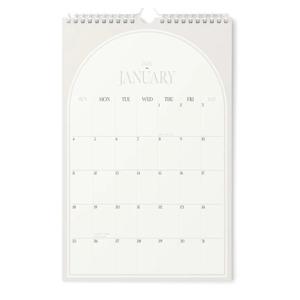 Karto Wall Calendar 2026  Vertical 11x17 inch January 2026 to June 2027  Boost Your Productivity and Easy Planning with the Aesthetic Monthly Calendar  Boho Beige