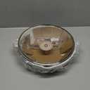 CAROTE 12Inch Nonstick Deep Frying Pan with Lid, 5.5 Qt Jumbo Cooker Saute Pan with Pour Spout, Skillet Induction Cookware, Non Stick Cooking Pan Kitchen Pan PFOA Free, White Granite