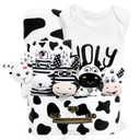 iAOVUEBY Baby Shower Gifts, Baby Gift Set for Newborn, Black and White High Contrast Baby Montessori Toys 0-6 Months Infant Rattle Socks Blanket Onesies, New Baby Gifts Basket for Girls Boys