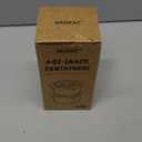 SANEXC 6 Oz Stainless Steel Snack Containers for Kids - 6 Pack Metal Food Containers with Lids Silicone Easy Open 100% Leak Proof BPA Free Reusable Baby Lunch Box for Daycare Travel and Office