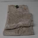 PAVILIA Soft Fleece Taupe Tan Throw Blanket for Couch, Lightweight Plush Warm Blankets for Bed, Fuzzy Cozy Flannel Blanket Throw for Sofa, Travel, Jacquard Pattern, Taupe/Camel, 50x60 inch