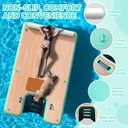 FBSPORT Inflatable Floating Dock with Boat Ramp,Non-Slip Air Dock Floating Platform with Water Ladder and Headrest, Inflatable Island Water Raft for Pool Lake Beach Ocean