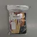 Blulu 100 Pieces 20 Styles Valentines Animal Scratch Art Bookmarks for Kids Scratch DIY Bookmark Crafts with 100 Pcs Ropes 20 Pcs Wood Stylus for Boys Girls Students Classroom