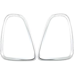 Osompar Tail Light Trim Ring Taillights Bezel Compatible with 2007-2015 Mini Cooper R56 R57 R58 R59 Chrome 1Pair