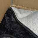 Ophanie Upgrade 6x9 Rugs for Living Room,Dark Black Fluffy Carpet Large Fuzzy Plush Shag Comfy Soft, Non-Slip Indoor Floor Carpet,for Kids Boys Girls, Room,Bedroom,Playroom, Home Decor Aesthetic