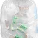 Ultrasac 13 Gallon 0.85 MIL Clear Compostable Trash Bags - 24" x 33" - Pack of 30