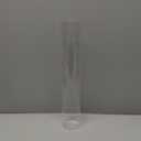 WGVI Hurricane Candle Holder Sleeve, Wide 2.5", Height 14", Clear Glass Cylinder Candleholder, Chimney Tube, Open Ended Candle Shade, 1 Piece