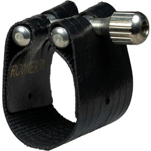 Rovner Ligature & Plastic Cap for Eb Clarinet/Bb German String - Dark Ligature for Hard Rubber Mouthpiece (1E)