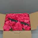 AVIVIHO 60 PCS Hot Pink Hydrangea Artificial Flowers Bulk (Not Squished) Realistic Fake Flowers Hydrangea Silk Flowers with Stems for Wedding Party Home Decor Table Centerpieces Florals Decoration